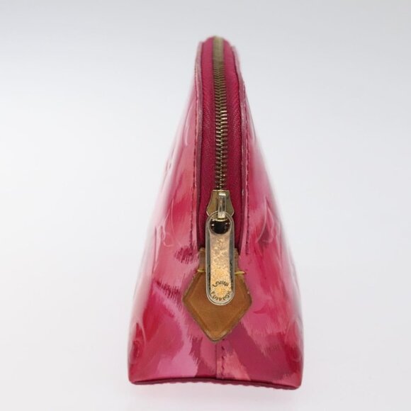 LOUIS VUITTON Vernis Ikat Flower Pochette Cosmetic Pink - Picture 5 of 15